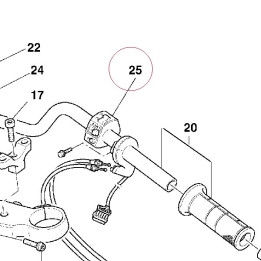 Right handle switch 65040101A