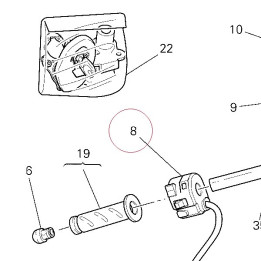Left handle switch 65110012A