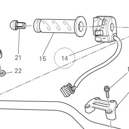 Left handle switch 65110101A
