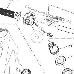 Left handle switch 65110142B