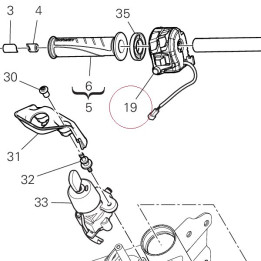 Left switch 65110241C