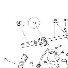 Left handle switch 65140121B