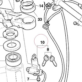 Key-operated switch 65240023A