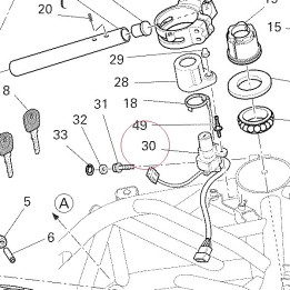 Key-operated switch 65240131A
