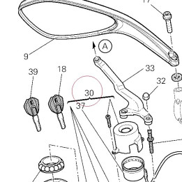 Key-operated switch 65240141B