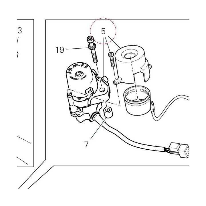 Key-operated switch 65240321A