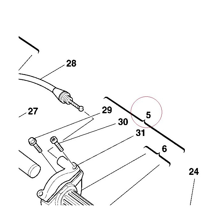 Throttle control 65420021A