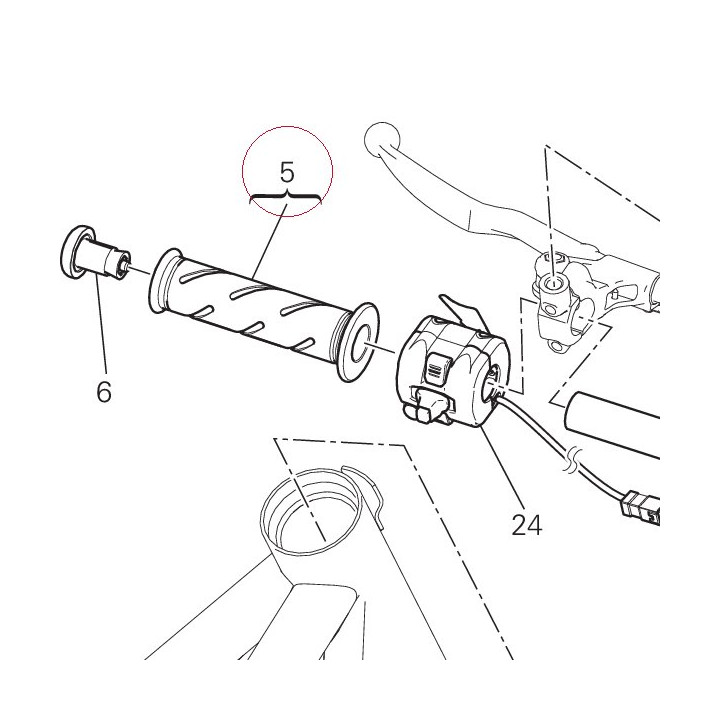 Throttle control 65420381A