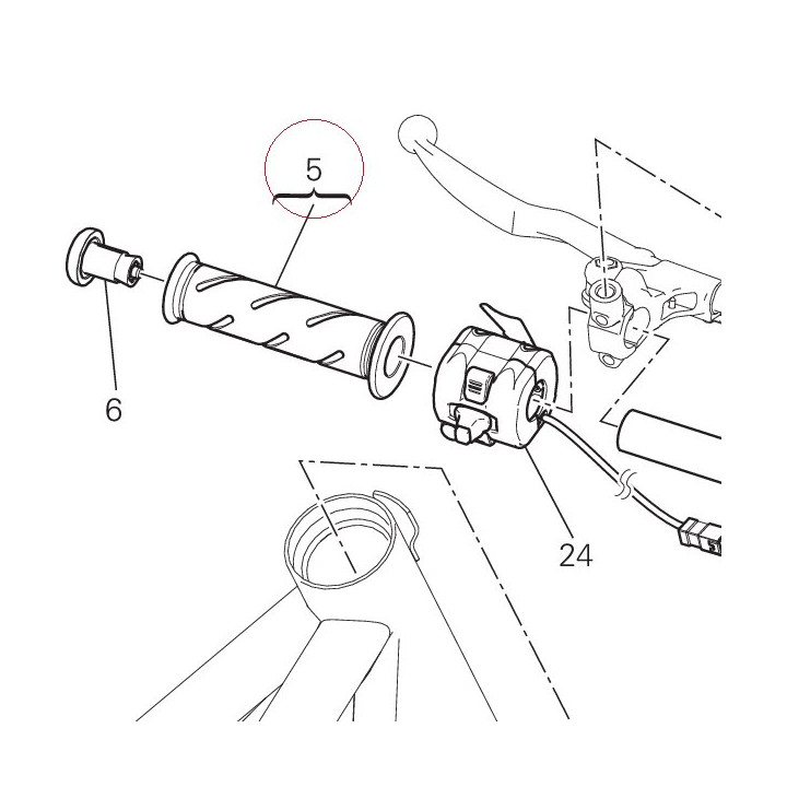Throttle control 65420411A