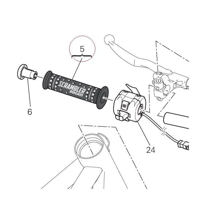 Throttle control 65420451A