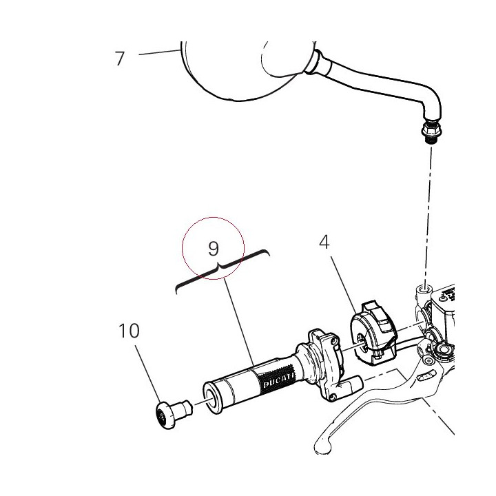 Throttle control 65420521A