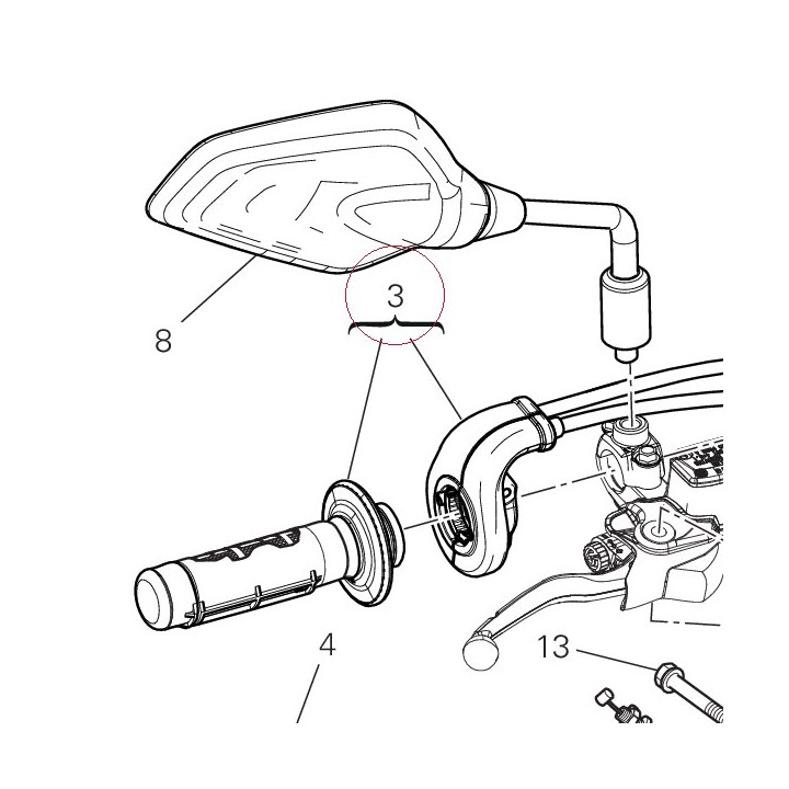 Throttle control 65420572A