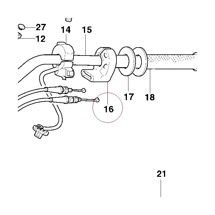 Throttle control 65440031A