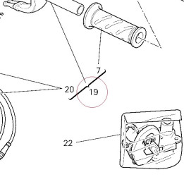 Throttle control 65440121A