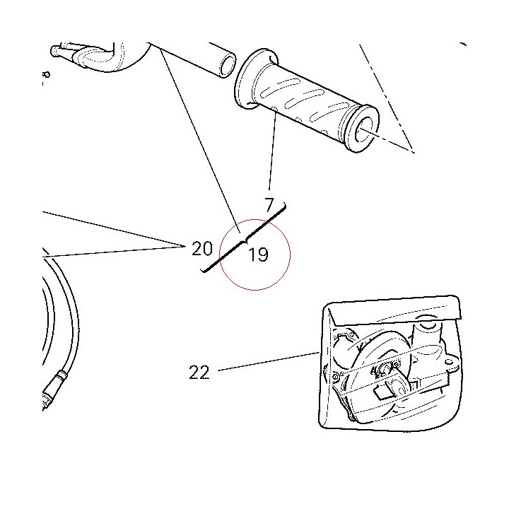 Throttle control 65440121A