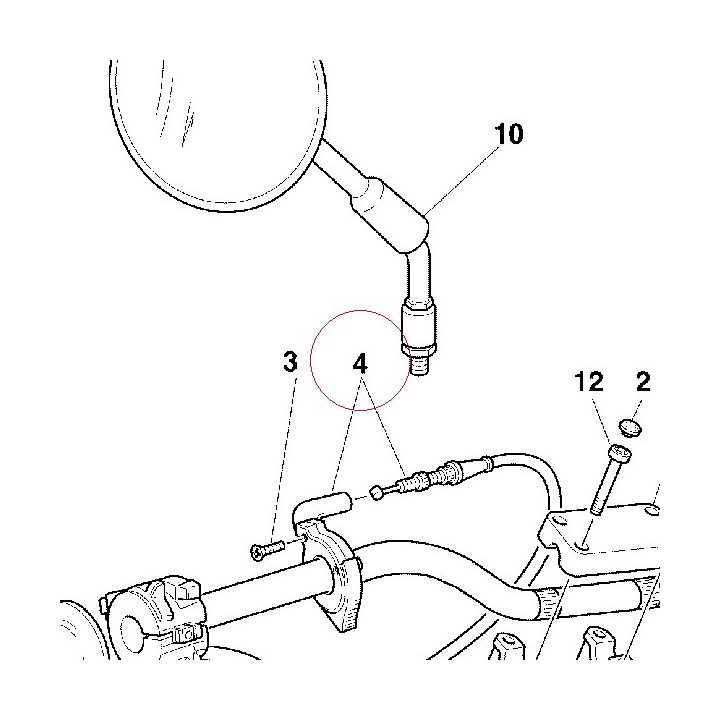 Choke transmission 65520021A