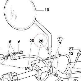 Starter control transmission 65540031A