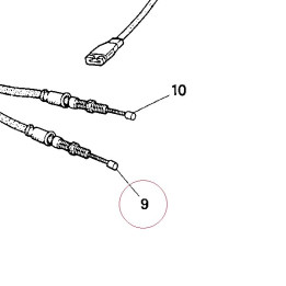 Throttle opening cable 65610081A