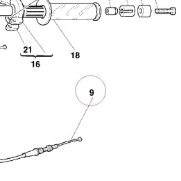 Throttle transmission 65610261A