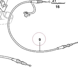 Throttle transmission 65610262A