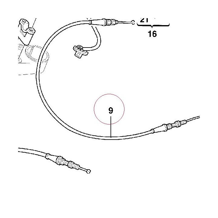 Throttle transmission 65610262A