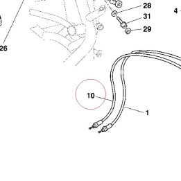 Throttle closing cable 65610491A