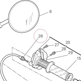Throttle control transmission 65610961A
