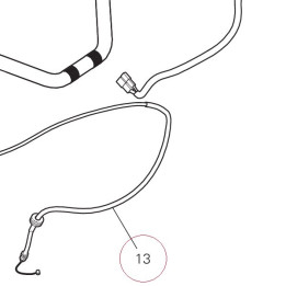 Throttle cable 65611021B