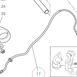 Throttle cable 65611211A