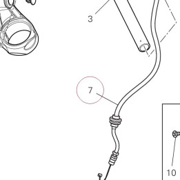 Throttle cable 65611231A