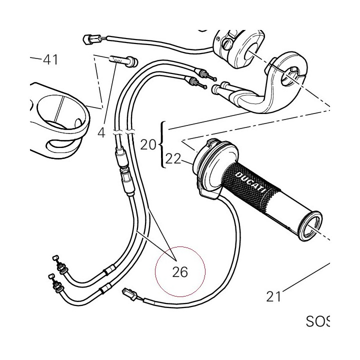 Cables unit 65620992A