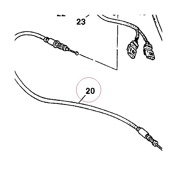 Choke transmission 65710041A