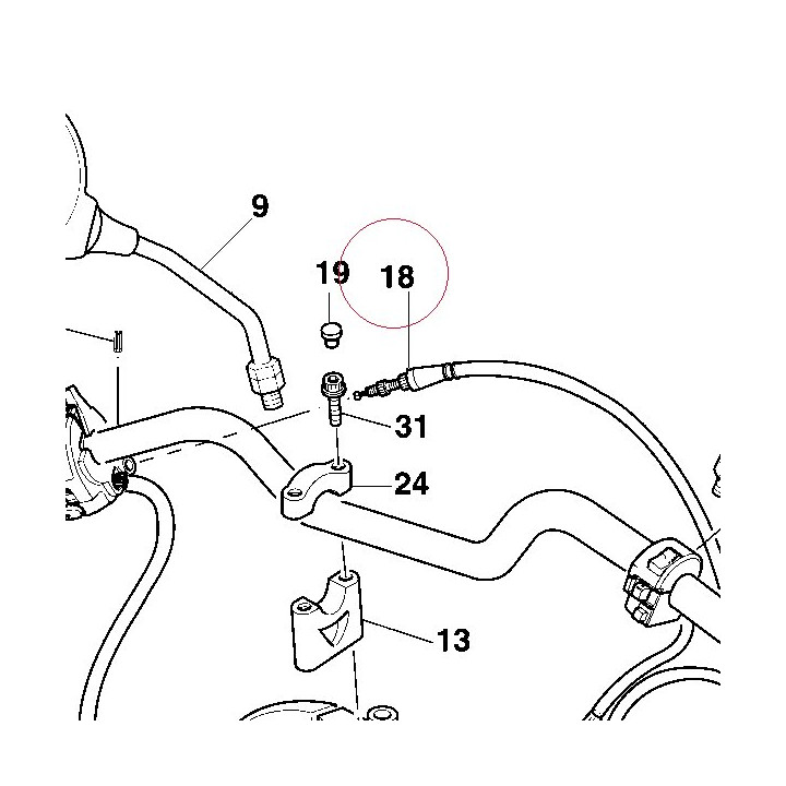 Choke transmission 65710131A