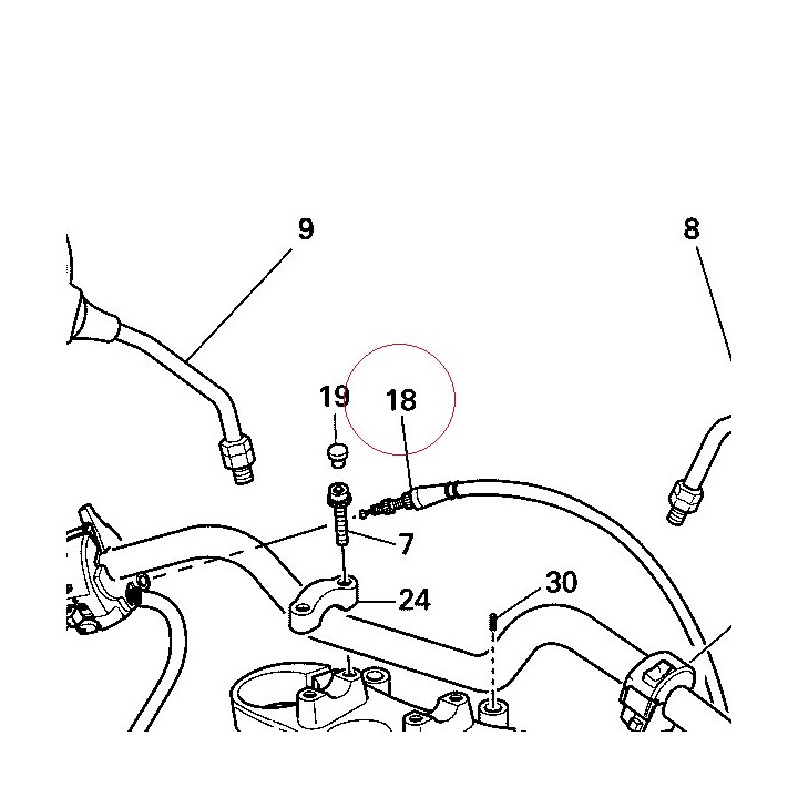 Cable assembly, starter 65710151A