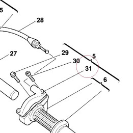 Cap, grip upper 65840021A