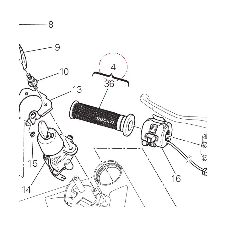 Throttle control 66020051H