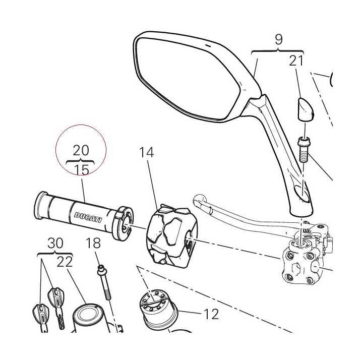 Throttle control 66020073D