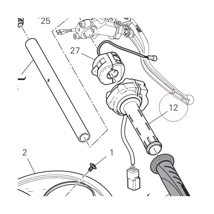 Throttle control 66040011C