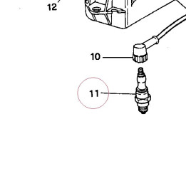 Spark plug 67040011A