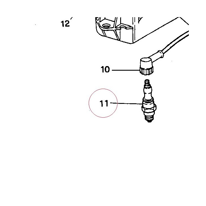 Spark plug 67040011A
