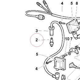 Spark plug 67040092A