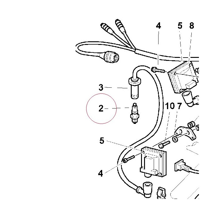 Spark plug 67040092A