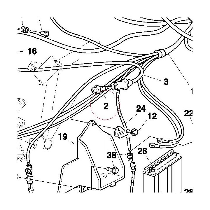 Spark plug 67040201A