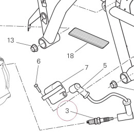Spark plug 67040491A