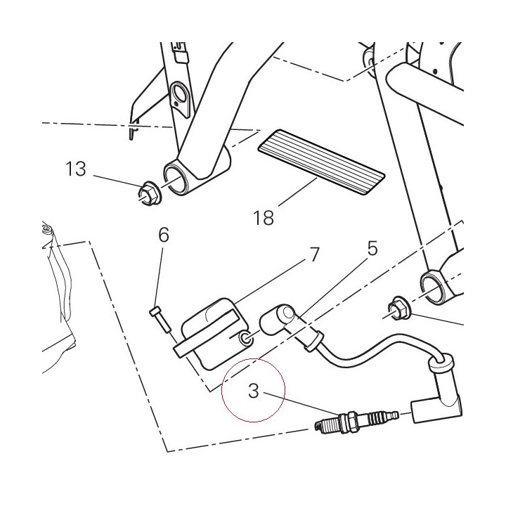 Spark plug 67040491A