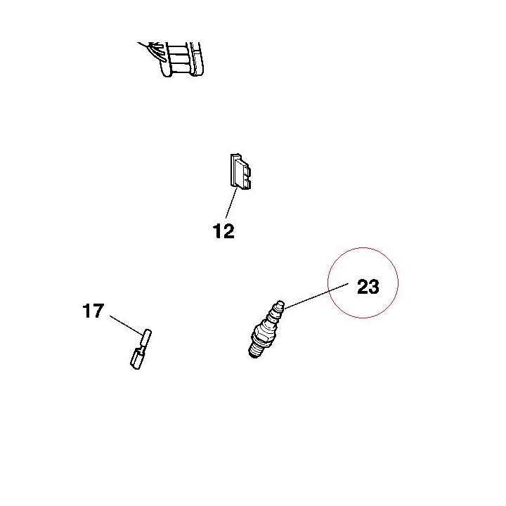 Spark plug 67090171A