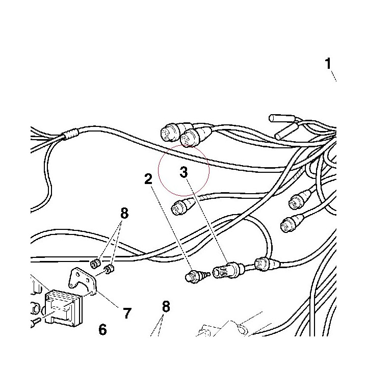 H.v. cable 67110111A