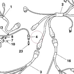 H.v. cable 67110291A