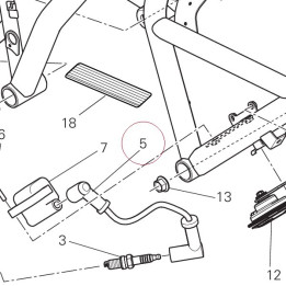 Spark plug wiring 67110312B