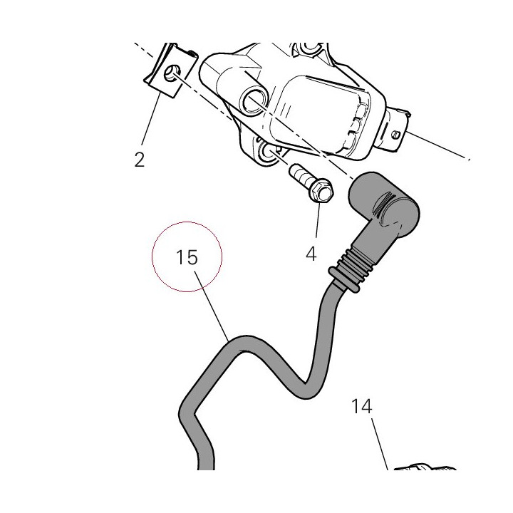 Spark plug wiring 67110511C